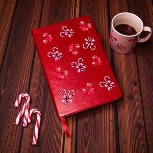 Candy Cane & Bows Journal